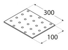 DO desti�ka perforovan� 100x300 PP15