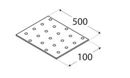 DO desti�ka perforovan� 100x500 PP17