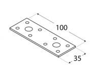 DO spojka ploch� 100x35 LP1