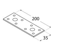 DO spojka ploch� 200x35 LP3