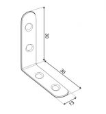 DO FKW 30 �heln�k 30x30x13x2,0  �4ks