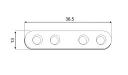 DO FLW 40 spoj. pl. 36,5x13x2 bal.4ks