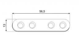 DO FLW 60 spoj. pl. 56,5x13x2 bal.4ks