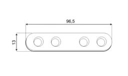 DO FLW 100 spoj. pl. 96,5x13x2 bal.4ks