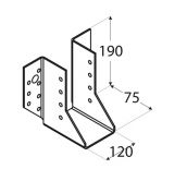 DO botka tr�mov� 120x190x75x2.0mm WB36