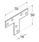 DO spojka typ "T" 70x50x16 KT1