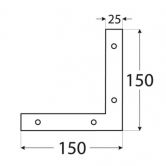 DO rohovn�k 150x150x25x2.5 NA1