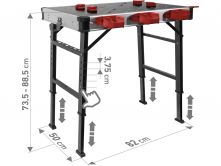 FO st�l pracovn� skl�dac� 850x600mm