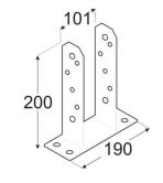 DO patka sloupku 100 typ"TT" PST100