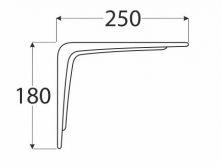 DO konzola zes�len� s prol. 180x250b�l�