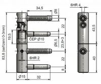 Z�v�s okenn� trio 15 DZ PH BZ Zn b�l�
