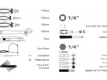 Sada n��ad� 35ks, 1/4" EXTOL CRAFT