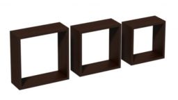 V�ce informac� o v�robku DO sada polic WENGE �3ks �tverec FSS 100