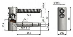 Z�v�s dve�n� trio 20 PH VD Zn �lut�