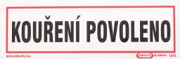 V�ce informac� o v�robku VT KOU�EN� POVOLENO 210x70samolep