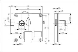 RONIS mincovn� z�mek na 10K� Omega 100 P
