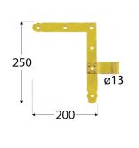 DO z�v�s okenicov� jedn.250x200mm d13L+P