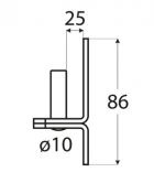 DO dr��k �epu d.10mm/25mm    C10/25