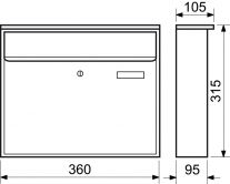 Po�t.schr�nka BK113 nerez