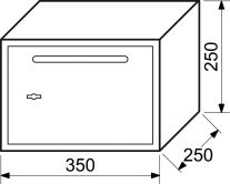 Sejf RS25FK vhozov� sejf 35x25x25