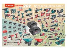 SHARE20V Aku pila p��mo�ar� 2Ah EXTOL INDUSTRIAL