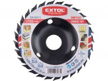 EXTOL kotou� pilov�/ra�plov� na d�evo 125x3x22