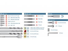 Sada hrot�/vrt�k� 100ks HSS EXTOL PREMIUM