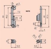 Z�v�s okenn� 60 spojovac� Zn �lut�