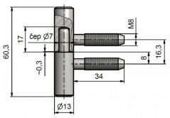Z�v�s okenn� 13x60  Zn b�L�