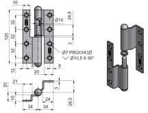 V�ce informac� o v�robku Z�v�s dve�n� 120 lomen� Sur. P 93100000