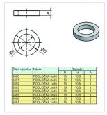 Podlo�ka pod z�v�s 3mmx16mm Ni 9390