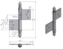 Z�v�s dve�n� 100 UR14 L �ern� RAL9005