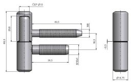 V�ce informac� o v�robku Z�v�s dve�n� 60/10 M10x1/37 Ms sv�tlej��