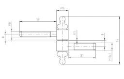 Z�v�s dve�n� 30 UR27 M10x1 nikl