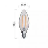 E- ��rovka LED FLM CANDLE 2,2W(25W) 250lm E14