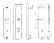 Bezp.kov�n� BK301/90 klika+klika bp F1