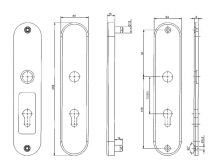 Bezp.kov�n� BK305/90 klika+madlo bp F1