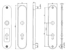 Bezp.kov�n� BK321/90 klika+klika sp IROX