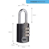 YALE visac� z�mek YE3CB/20/121/1/BK 3K�D