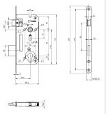 YALE zadl.z�mek 5140/20N 1/2
