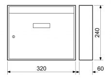 Po�t.schr�nka E01 hn�d� BK.24