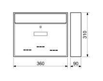 Po�t.schr�nka BK31 D.AM antracit mat.Richter