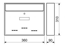 Po�t.schr�nka BK31 D hn�d� Richter