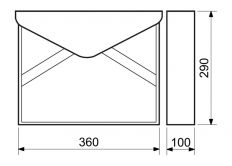 Po�t.schr�nka BK57 AM 36x29x10