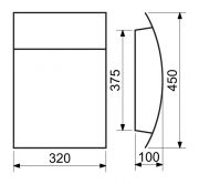 Po�t.schr�nka BK931 nerez