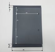 Po�t.schr�nka BK931 antracit + sklo