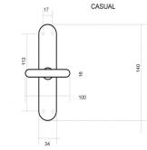 IB-Casual rozvora MS lesk