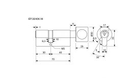 EURO PLUS st.vlo�ka 30+40Knofl�k nikl