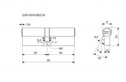 EURO XSTAR bezp.vlo�ka 45+50NI BSZ 6KL.