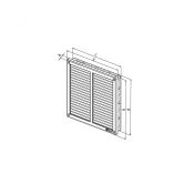 Pr�v�trn�k HACO 250x250 nerez r�m.+s�ka